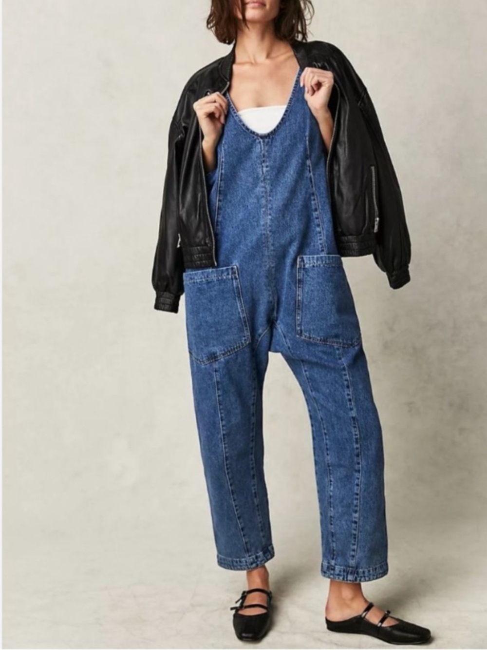 Free People We The Free High Roller Jumpsuit - Picture 2 of 5